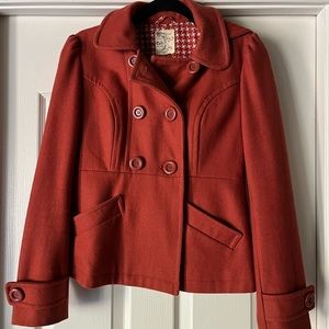 Anthropology wool coat